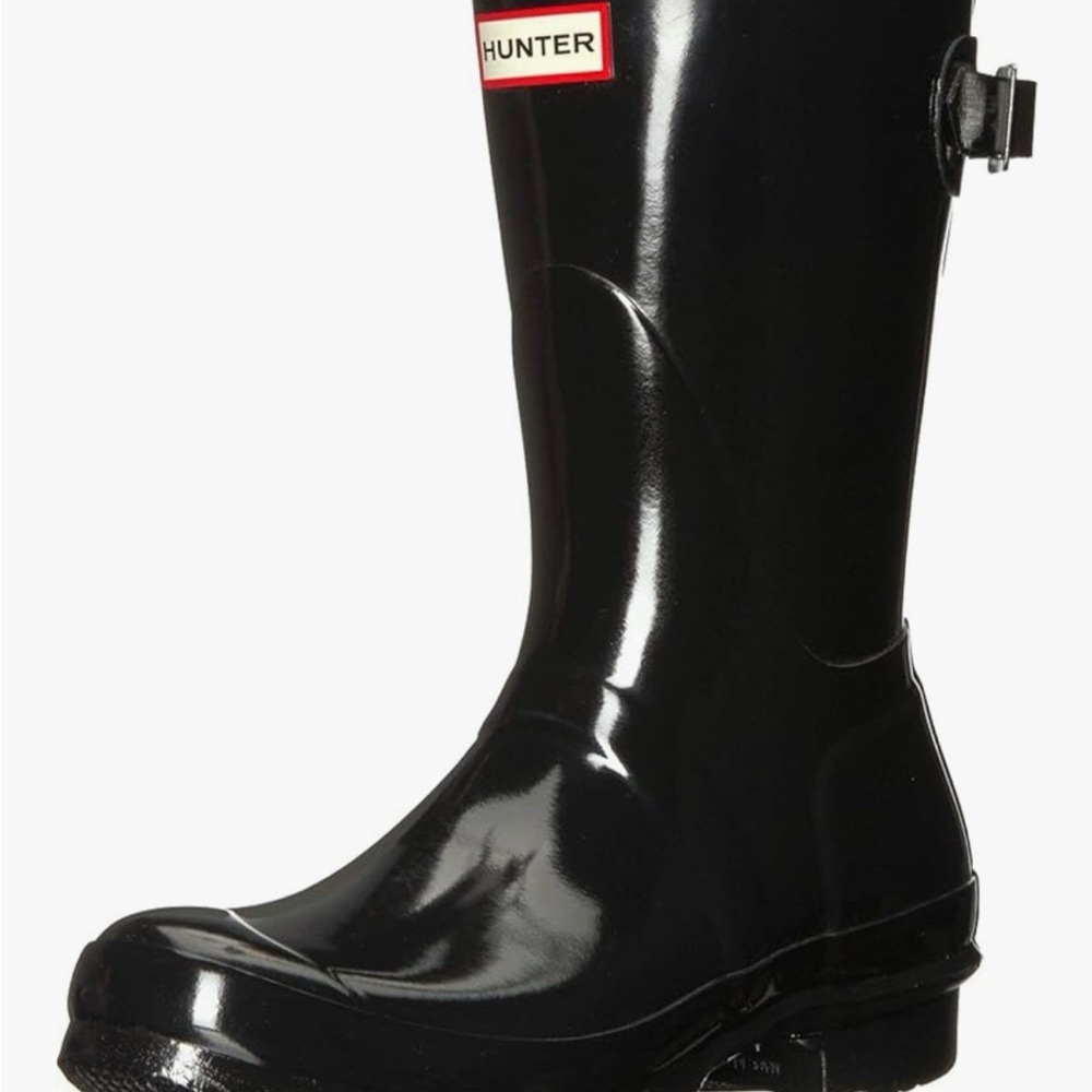 Hunter woman black  Rain Boots brand new in original box size 10